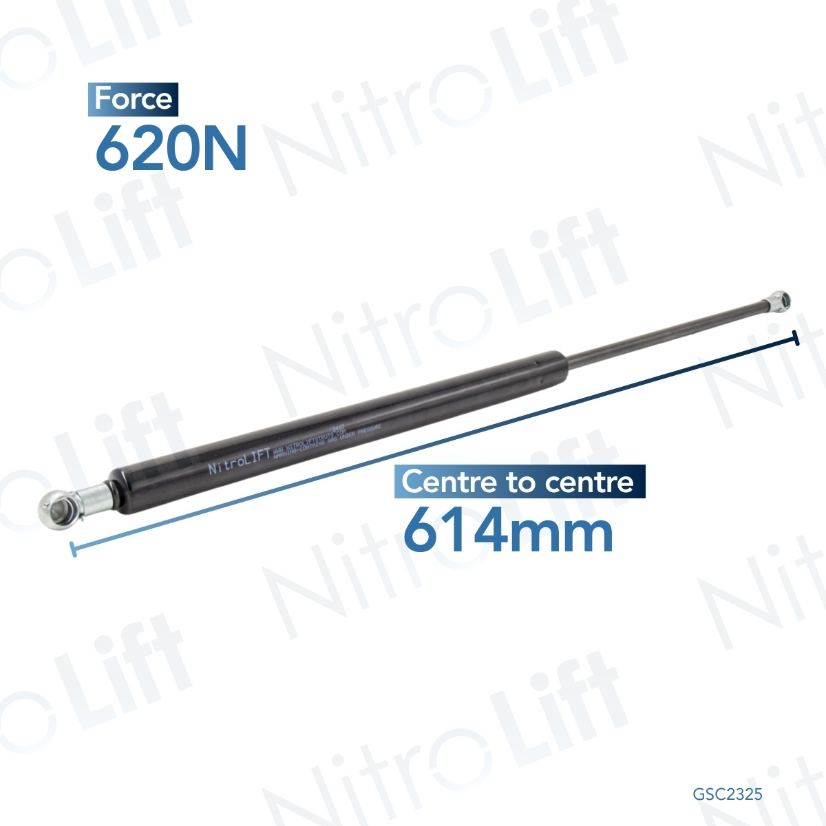 NitroLift Vauxhall Nova 1982-1993 Tailgate / Boot Gas Strut